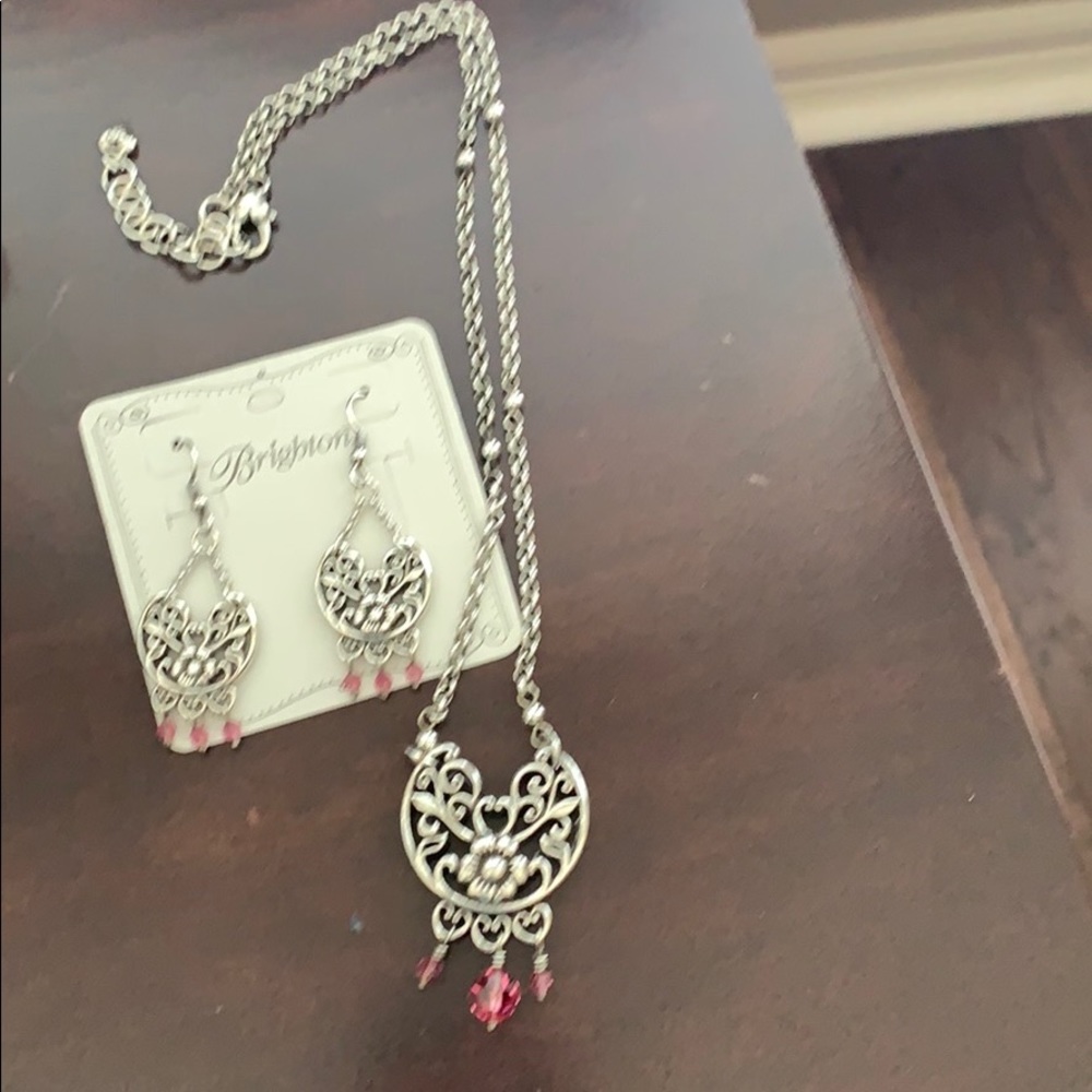 Brighton necklace and earrings